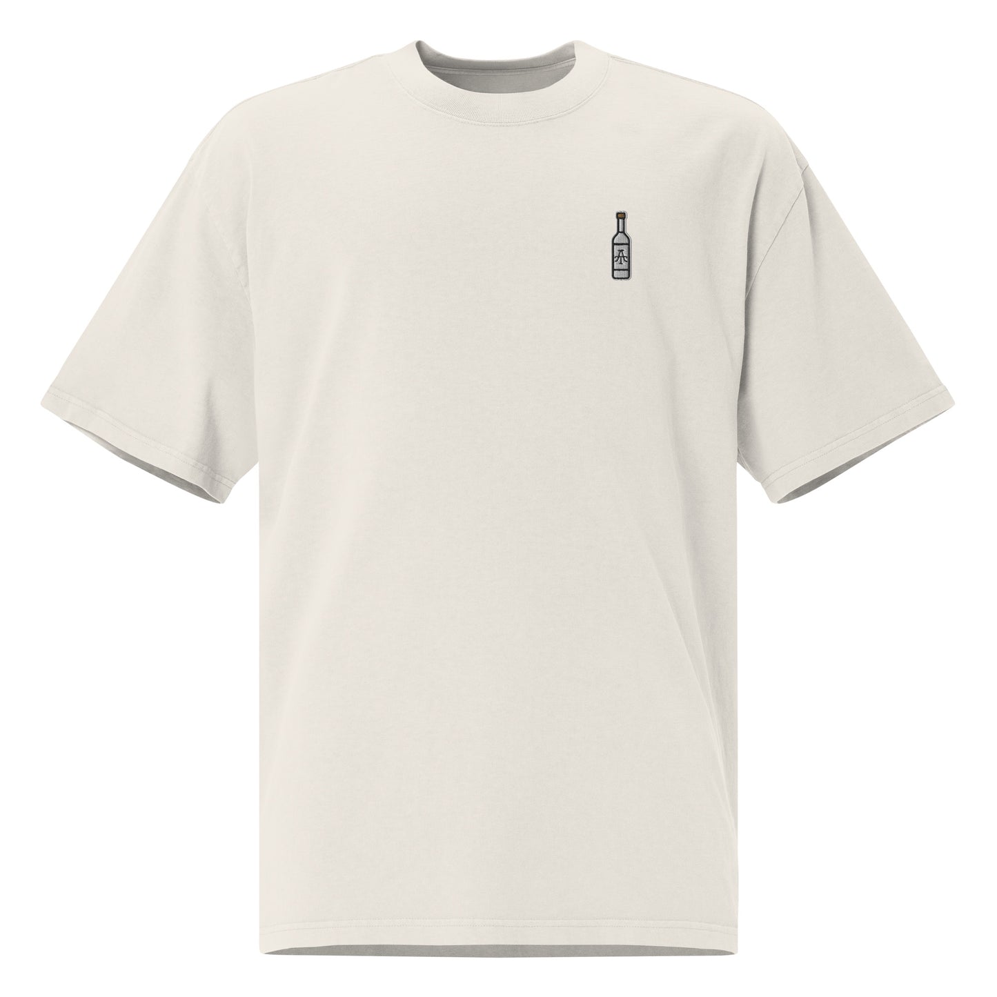 AT BOTTLE ICON Oversized faded t-shirt